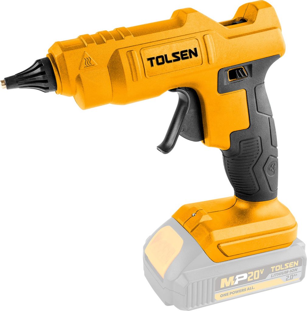 Tolsen Heißklebepistole - 20V Li-Ionen-Akku
