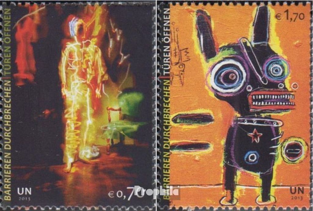 Briefmarken UNO - Wien 2013 Mi 791-792 (kompl.Ausg.) gestempelt Kunst