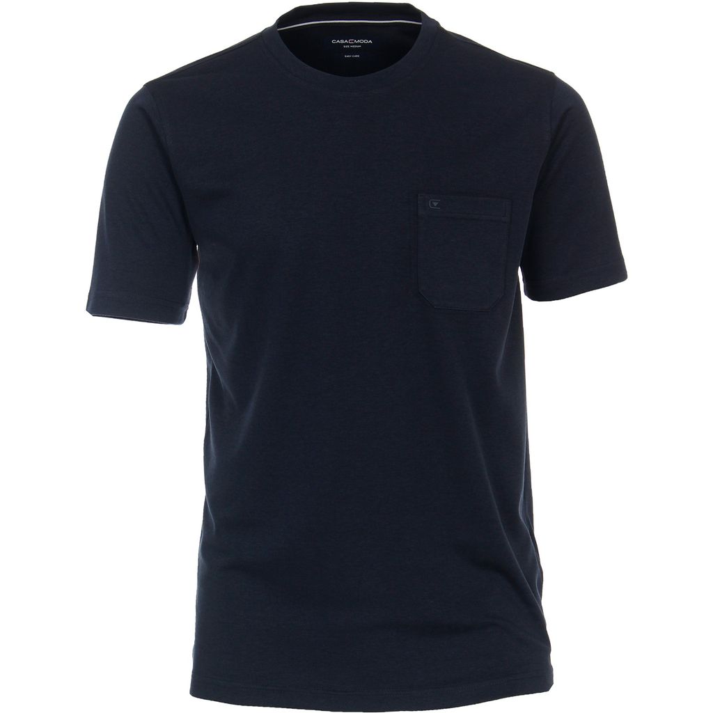 CasaModa Übergrößen T-Shirt dunkelblau "easy care"