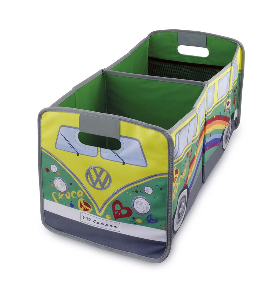 VW T1 Bulli Bus Faltbox Grün Peace
