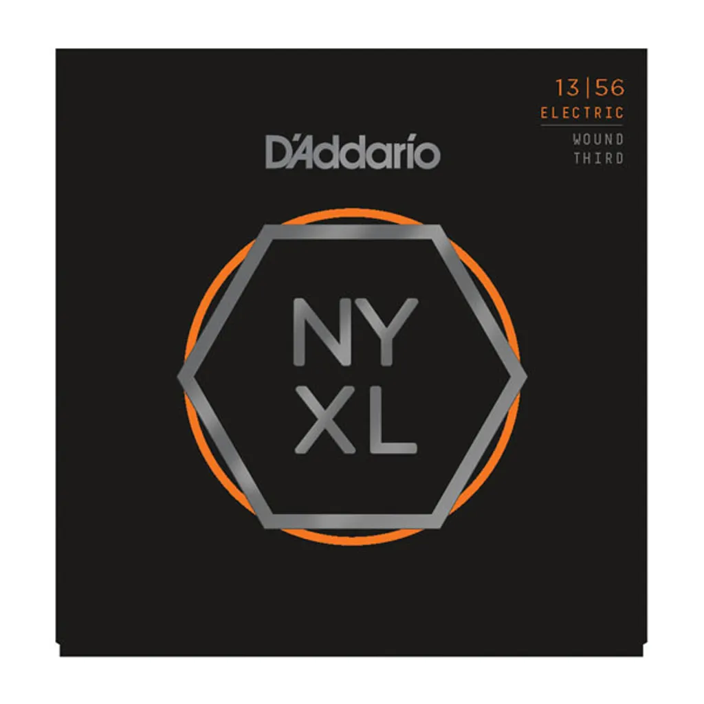 Jeu de Cordes Guitare Électrique D'Addario NYXL 13-56 Heavy Sol Filé NYXL