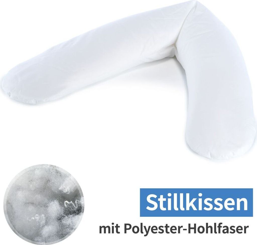 Theraline Stillkissen Das Original - Polyesterhohlfaser-Füllung