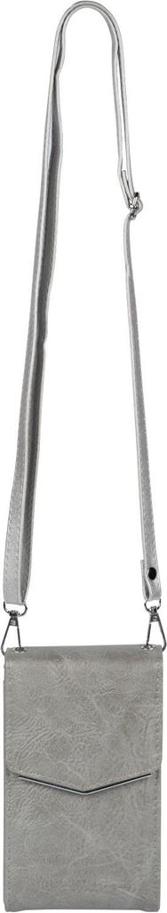 styleBREAKER Mini Umhängetasche mit V-Klappe und Metall Produktbild 