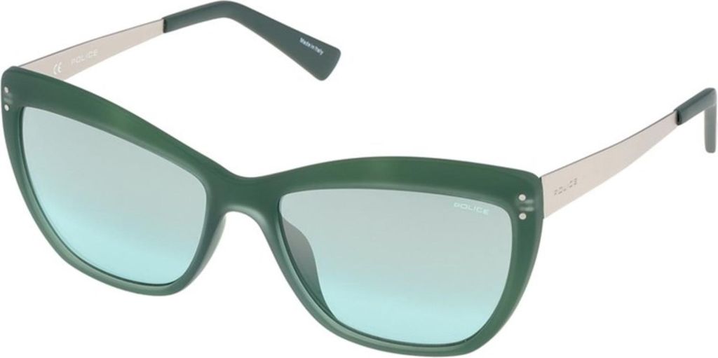 Damensonnenbrille Police S1971 grün ø 56 mm