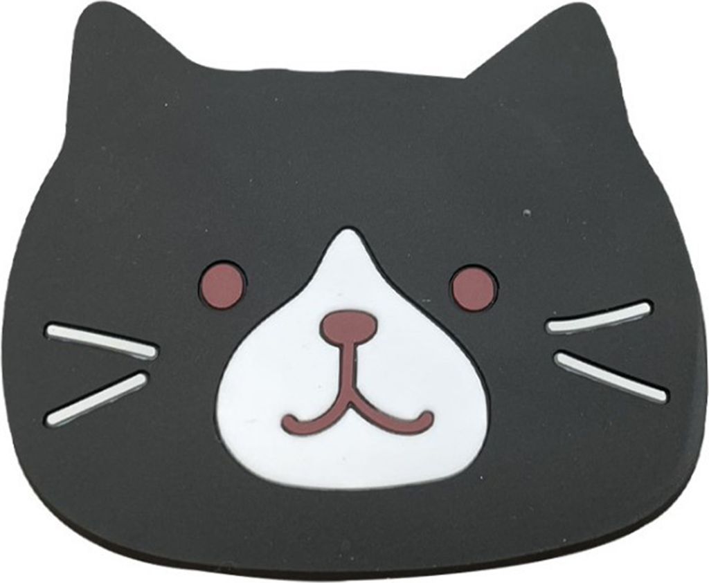 Cup Coaster Hochtemperaturfestigkeit Ölsicherer PVC-Tisch Kaffee Tee Coaster Küche Vorräte-Schwarz