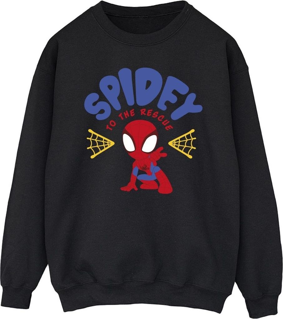 Marvel - "Spidey And His Amazing Friends Rescue" Sweatshirt für Herren BI44853 (S) (Schwarz)