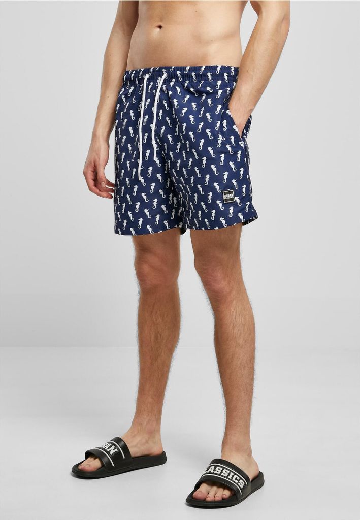 TB2679 - Pattern Swim Shorts navyseahorse S