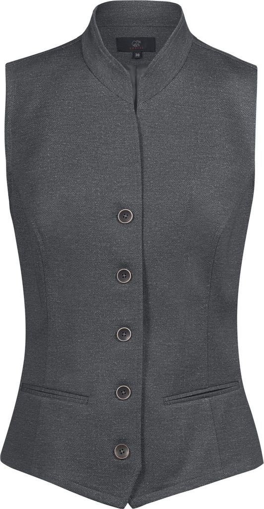 Greiff Corporate LANDHAUS Damen Jerseyweste Regular-Fit Grau 32