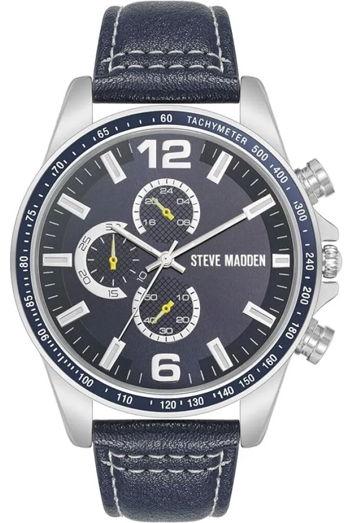 Horloge analogique SM-9111NVSV idéale pour salon et lecture à distance
