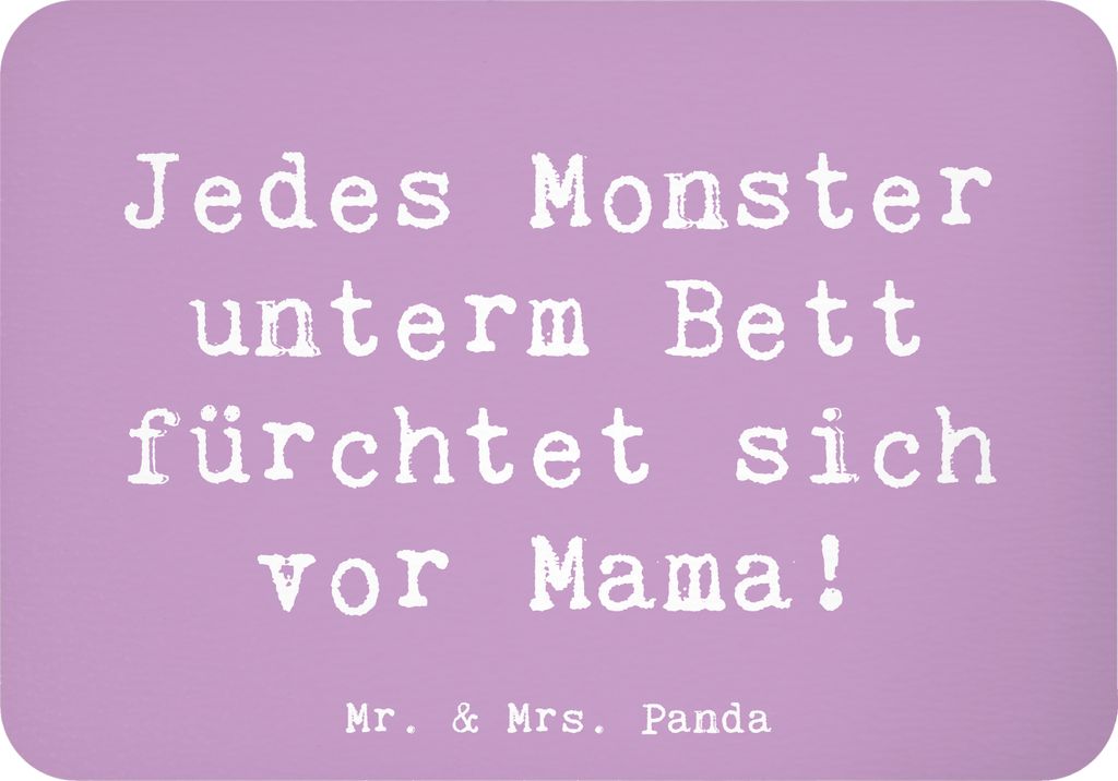 Mr. & Mrs. Panda Kühlschrankmagnet Spruch Mama Mut - Lavendeltraum - Geschenk, Kinder, whiteboardmagnet, Dankeschön, Monster, Sicherheit, Freude,...
