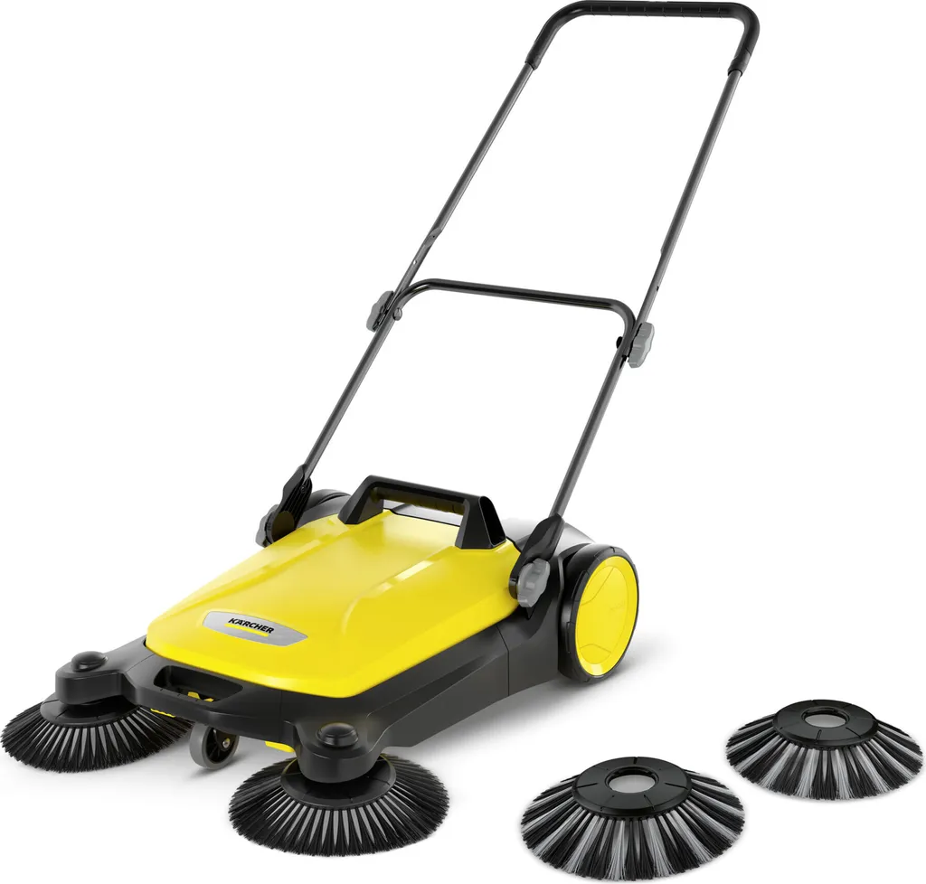 Kärcher S 4 Twin 2-en-1 Balayeuse Mécanique avec 4 Brosses Latérales