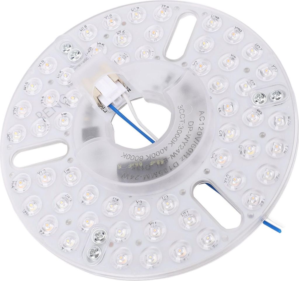 Plafonnier ventilateur LED 5,3" – 24 W, 3 CCT, intensité Image du produit 