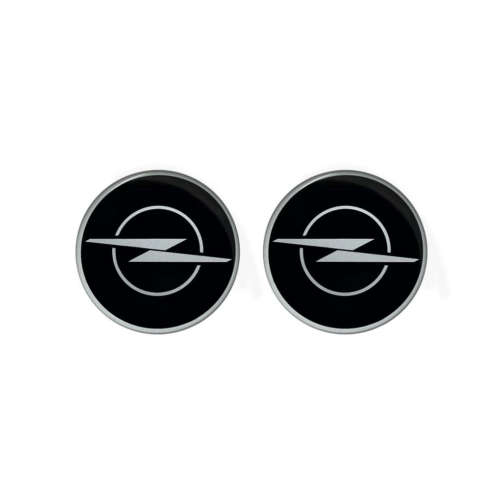 Aufkleber 3D Opel Logo, schwarz, 12 mm Produktbild 