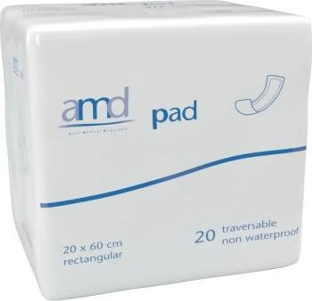 Couche Rectangulaire Traversable 20x60 AMD Pad - Confort et Sécurité x80