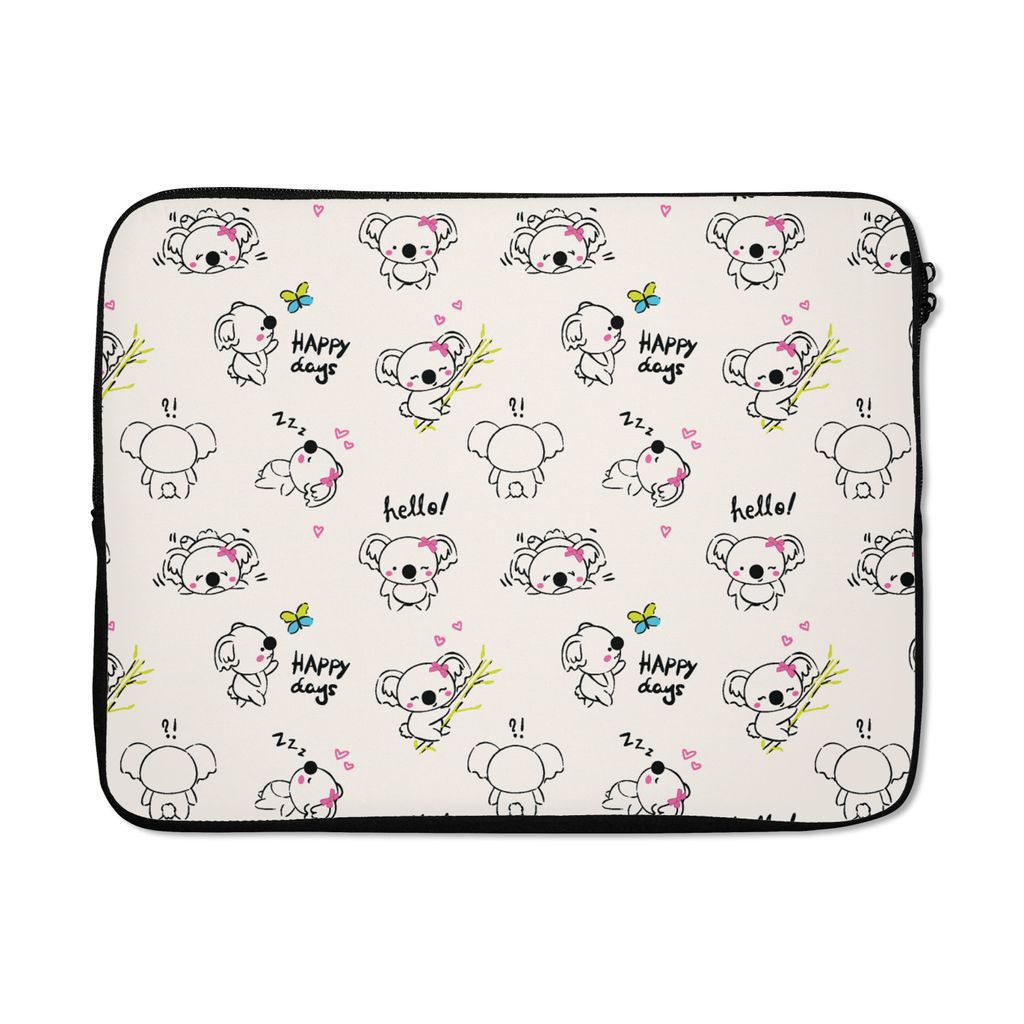 Puzdro na notebook 17 palcov Koala - Zvieratá - Citát - Obrázok produktu 