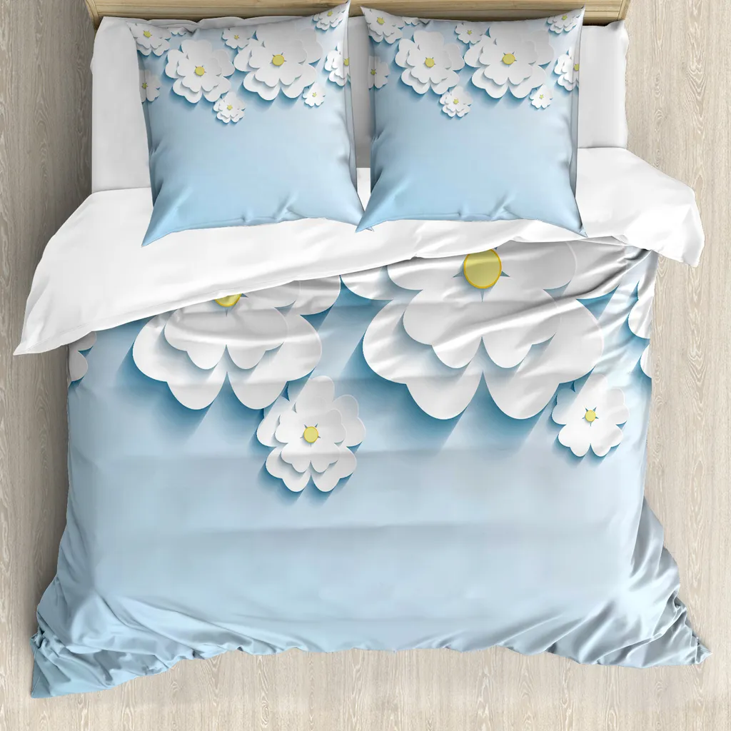 Copripiumino Astratto Fiori 155x220 ABAKUHAUS: Stile e Benessere