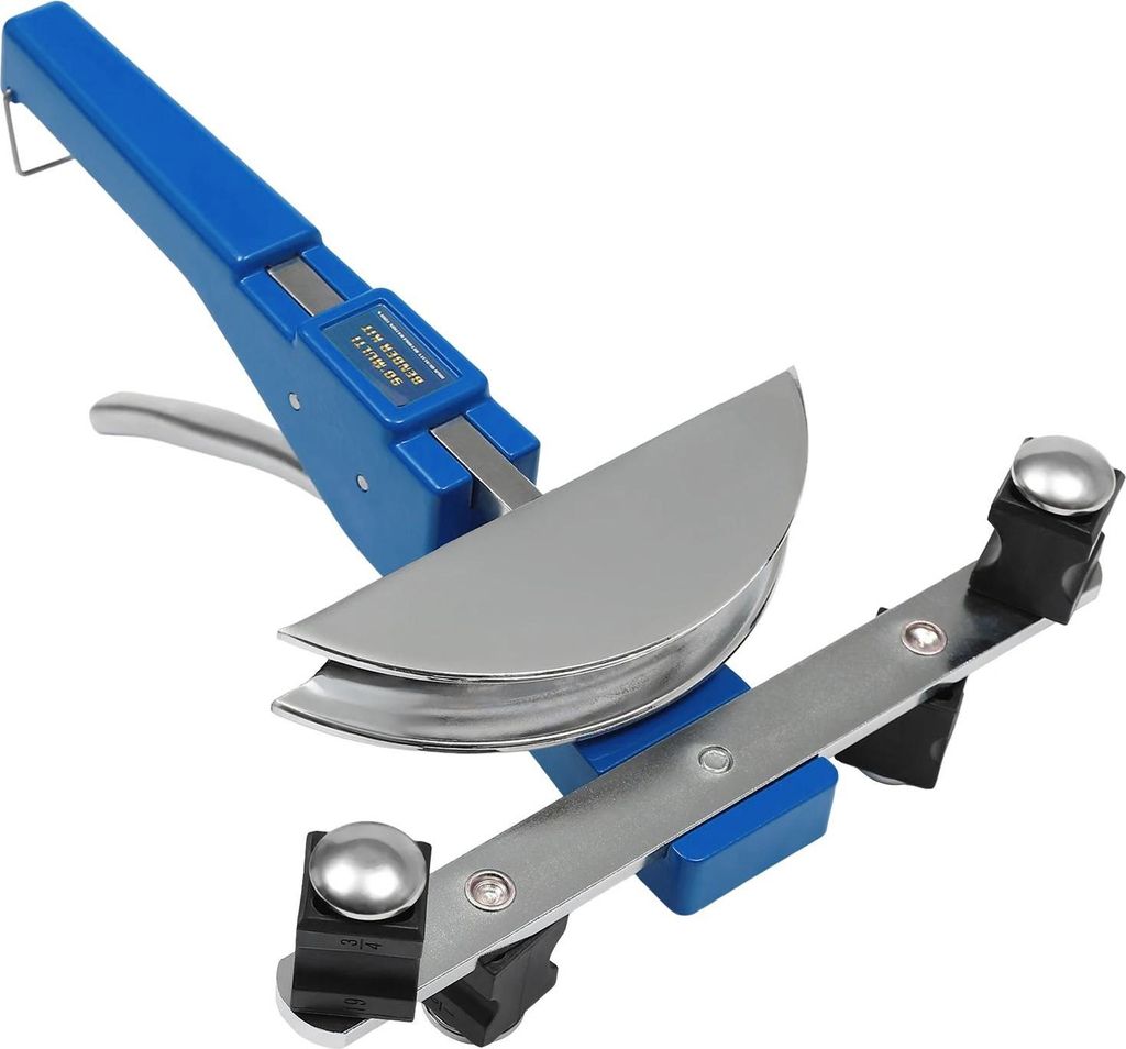 Rohrbiegemaschine - Manueller Rohrbieger - Für 6–22 mm Rohre - Max. 90° - Aluminiumlegierung & Stahl - Matrizensatz in mehreren Größen