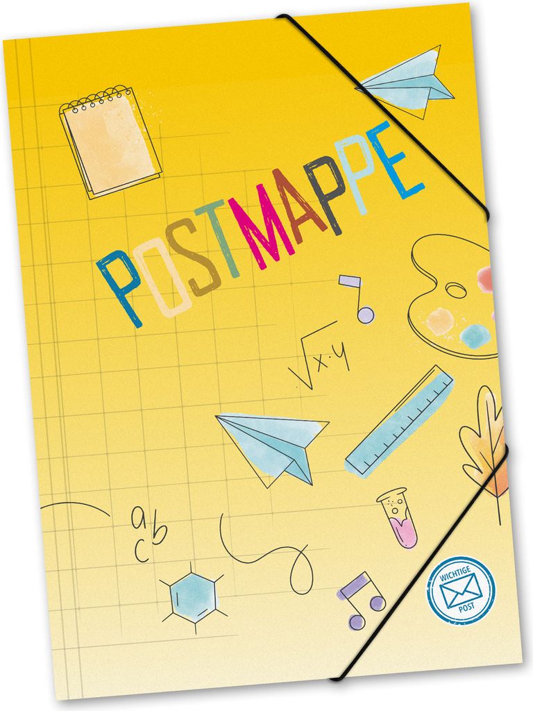itenga Cartella portadocumenti A4 in PP con motivo DOODLES Immagine del prodotto 