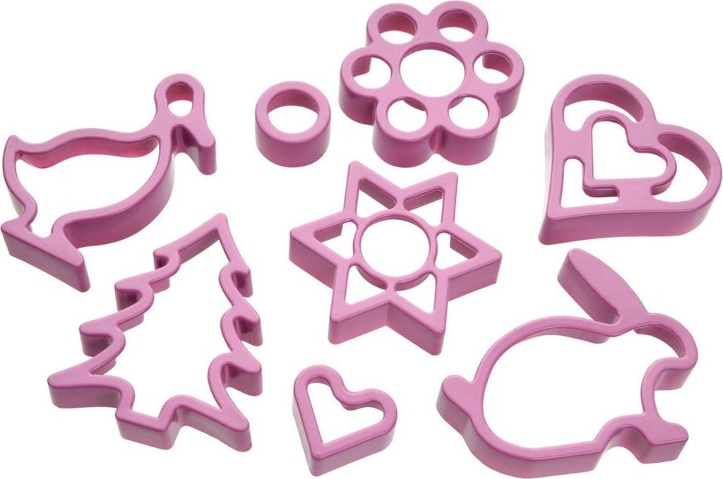 Zenker 8 Ausstecher, Gebäckausstechform, Keksausstecher für Ostern und Weihnachten