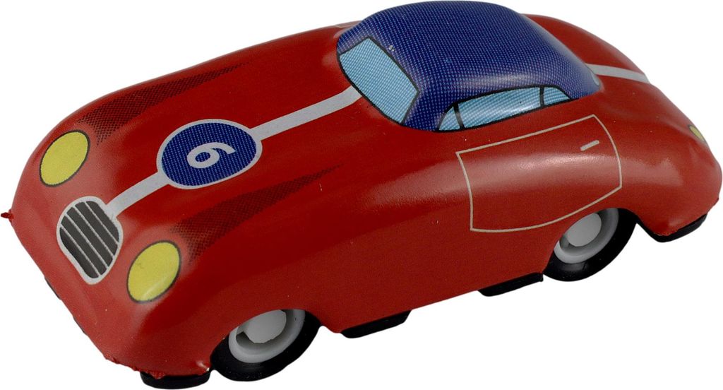 Blechspielzeug Mini Racer rot Auto Miniatur Rennauto Rennwagen Blechauto