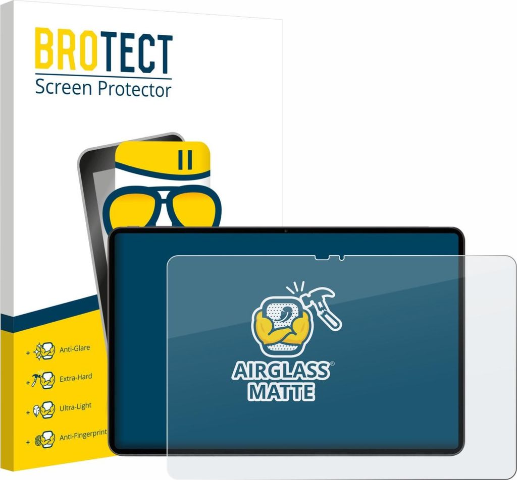 BROTECT Entspiegelungs Schutzglas für VALE V12X LTE-8128 12.6" Schutzfolie Panzer Folie Glas Display Schutz matt