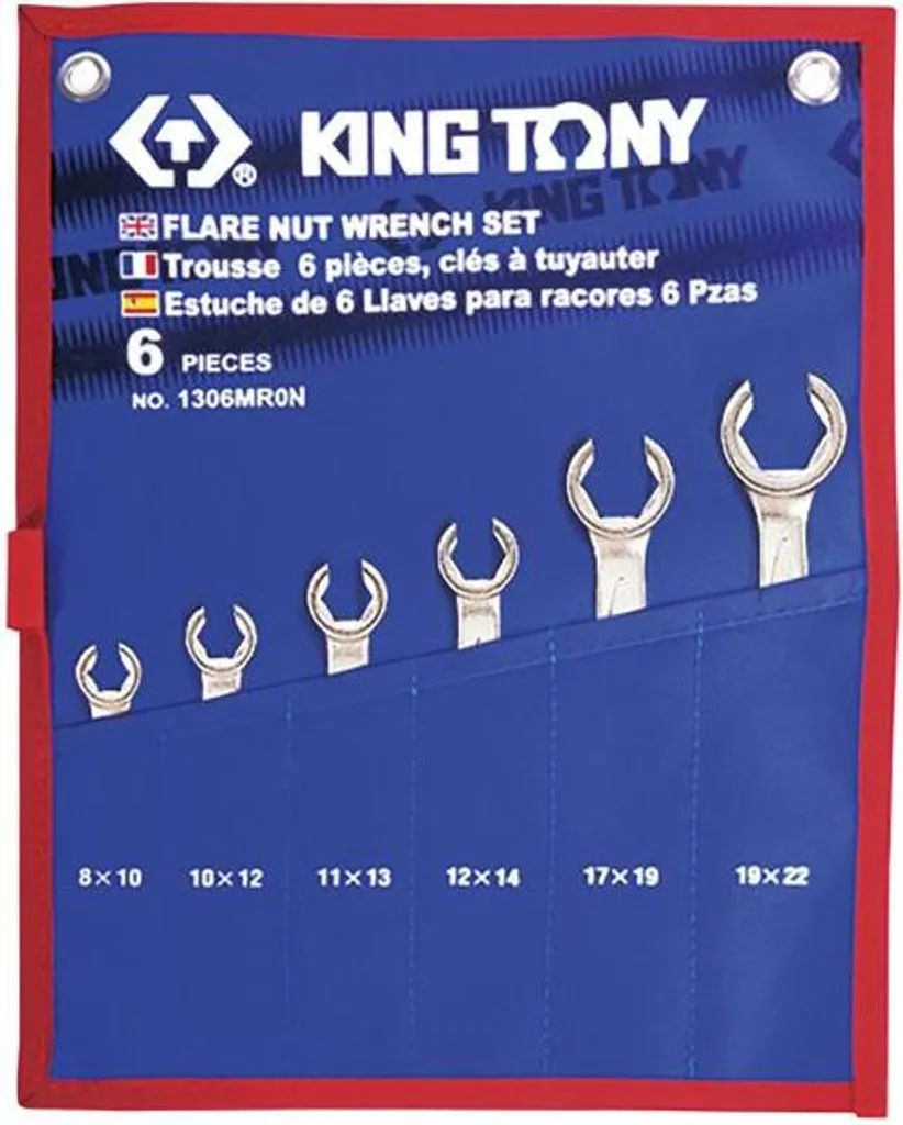Specifiche Professionali Set Chiavi a Bocca King Tony - 6 Pezzi - 1