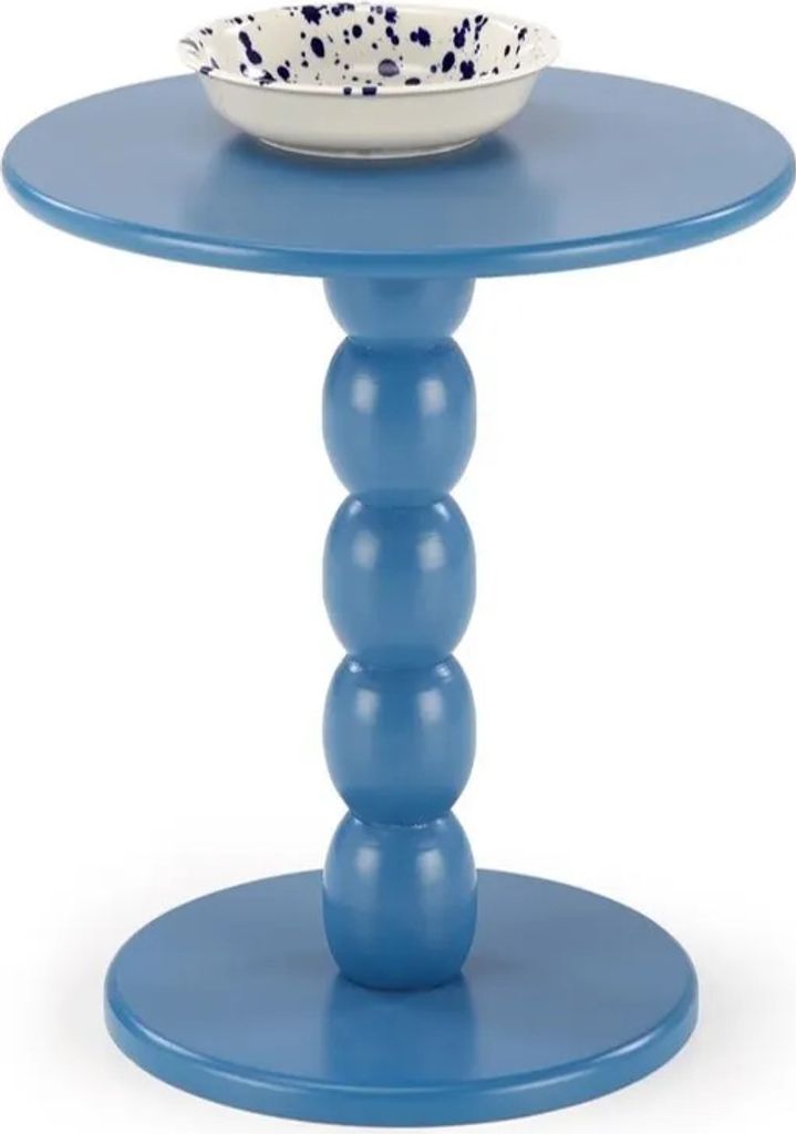 Couchtisch CIRILLA rund einbeinig lackiert Ø40x47 cm Produktbild 