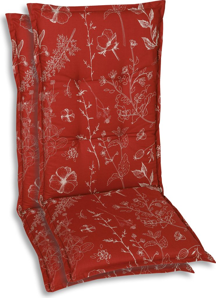 GO-DE Textil, Sesselauflage Mittellehner, 2er Set, Farbe: Produktbild 