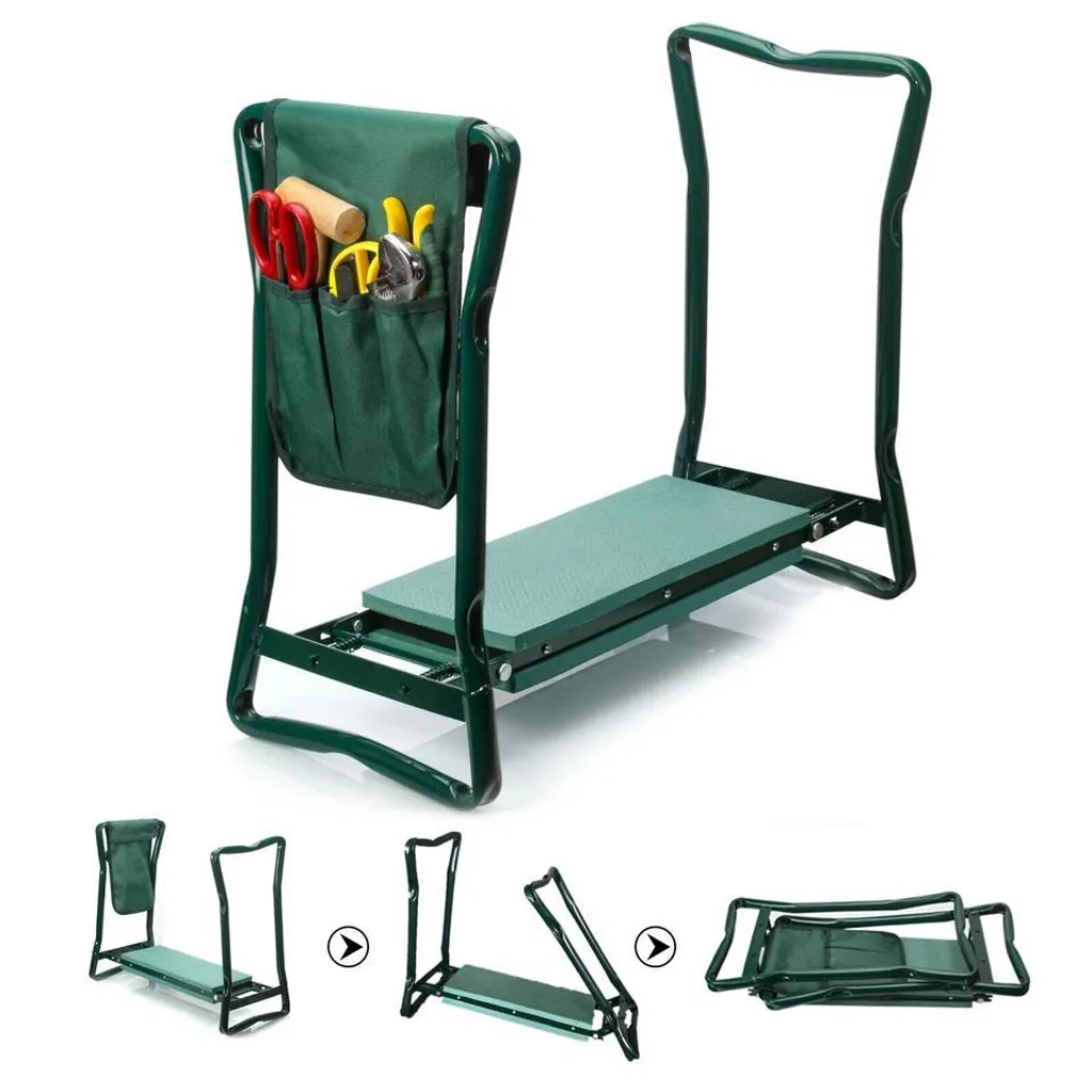 Banc à genoux FATIVO pour jardinage avec coussin en mousse EVA 150 kg