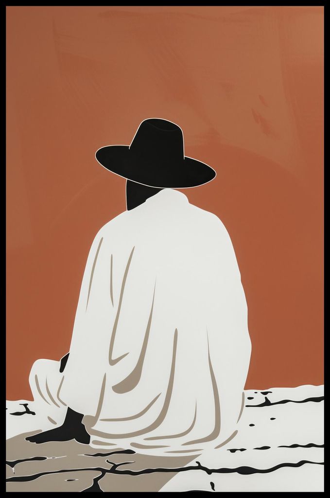 Plakat 56,6x86,4cm Gedanken in der Ferne
