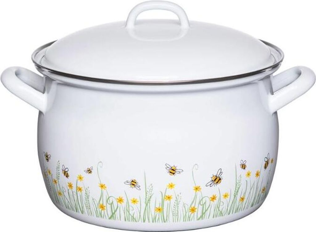 Riess Fleischtopf mit Deckel 20cm 3.5 Liter Biene Produktbild 