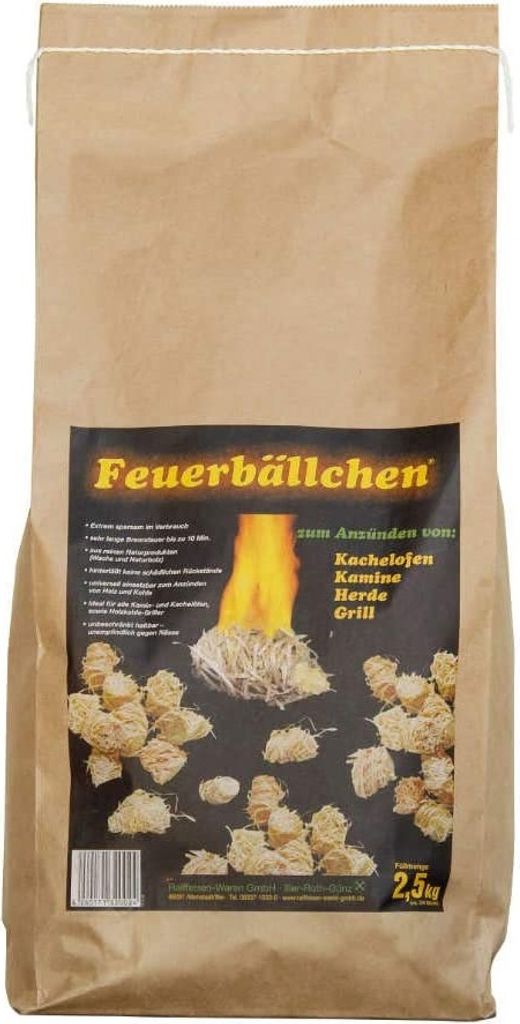 Feuerbällchen Grill- und Ofenanzünder 2,5kg Produktbild 