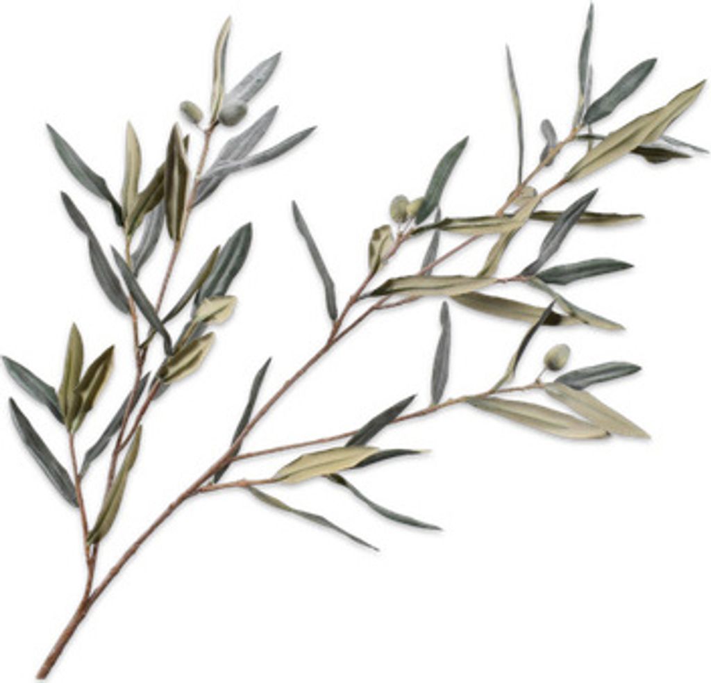 Silk-ka Kunstblume Olivenzweig Grün-Grau 94 cm Produktbild 