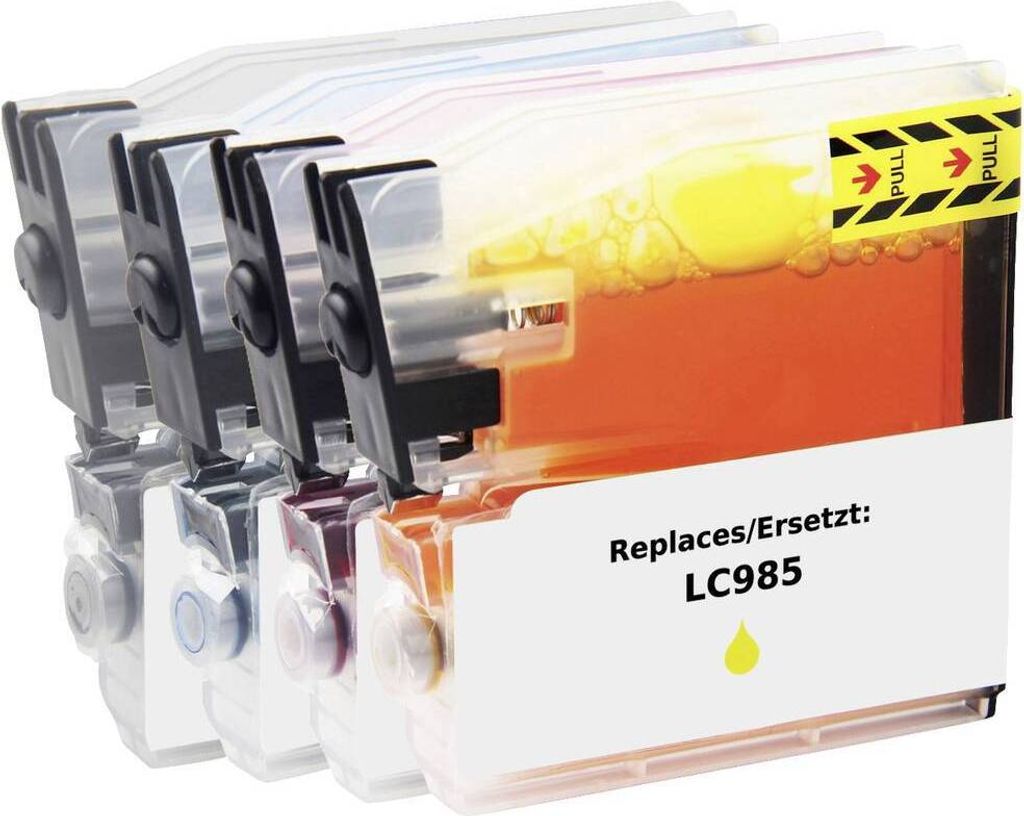 Renkforce Druckerpatrone ersetzt Brother LC-985BK, LC-985C, Produktbild 