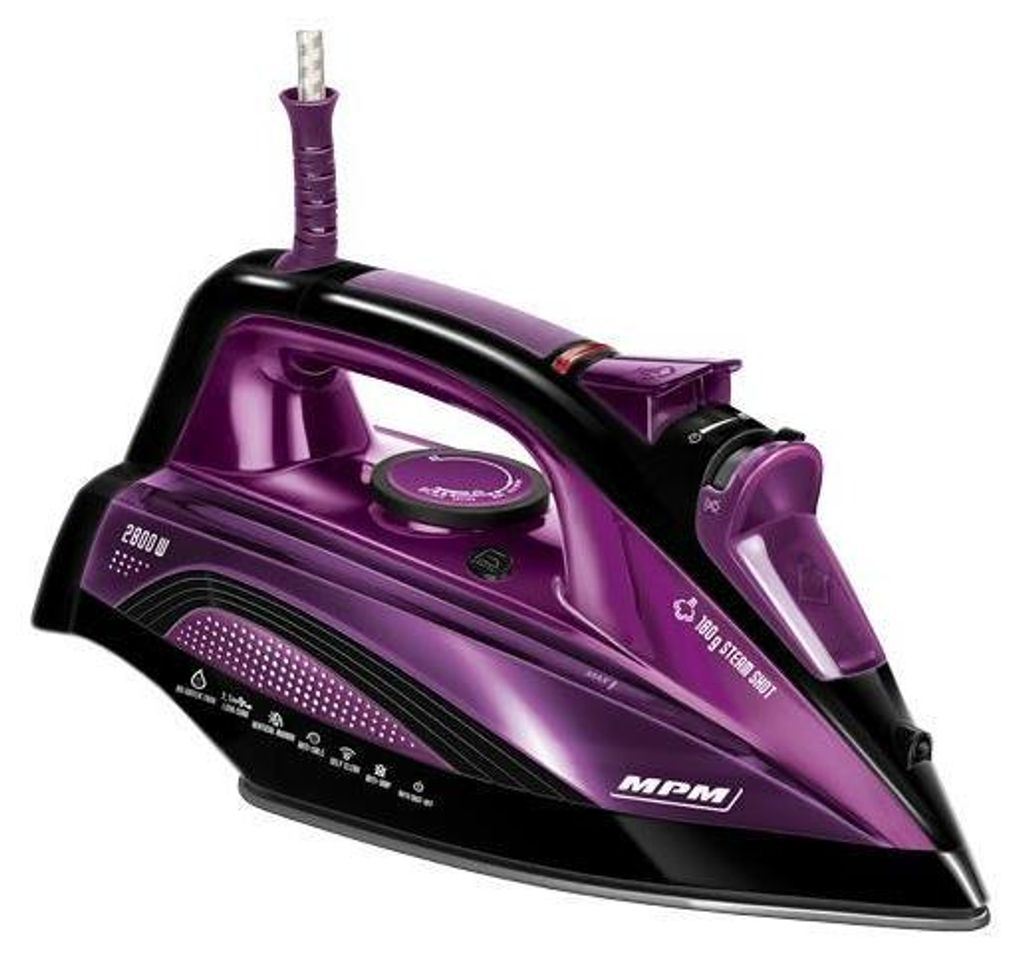 Fer à repasser à vapeur avec semelle en céramique 2800W MPM Image du produit 