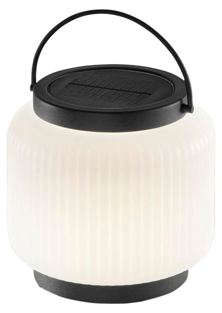 FANEUROPE Wiederaufladbare Solar-LED-Lampe Robin (schwarz), 1,2 W, 3000 K, dimmbar, IP54
