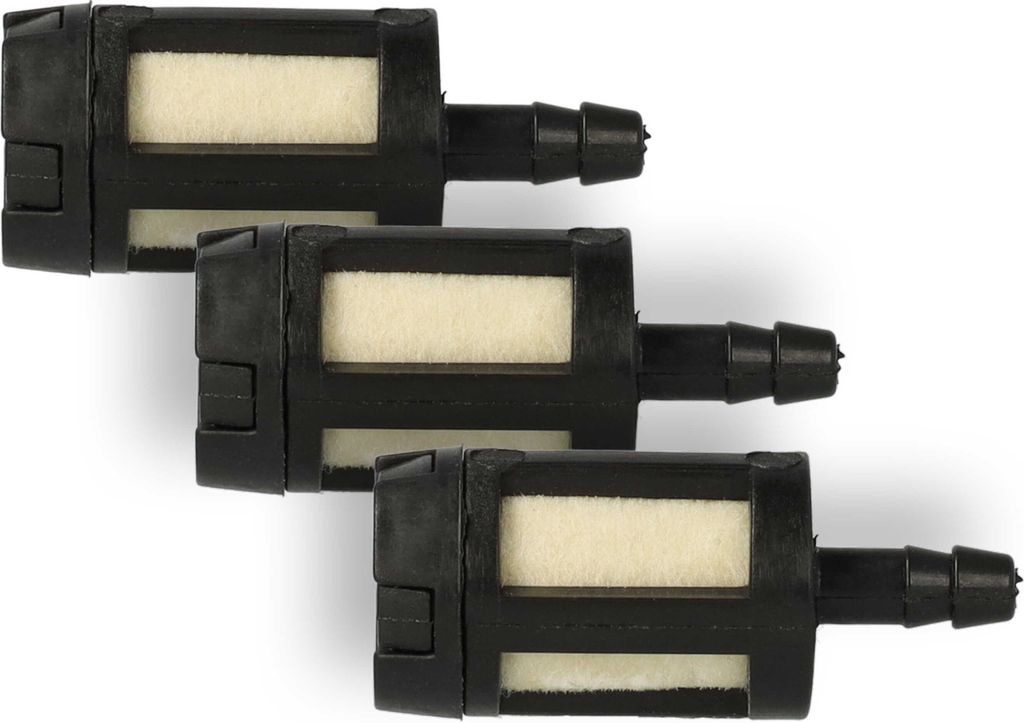 vhbw 3x Kraftstofffilter kompatibel mit Husqvarna 5382, 5380 Gartengeräte z.B. Motorsäge, Motorsense