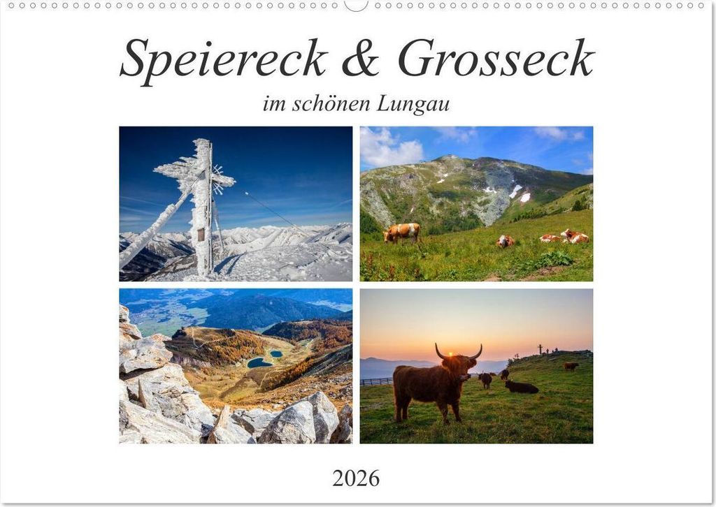Speiereck & Grosseck (Wandkalender 2026 DIN A2 quer), CALVENDO Monatskalender