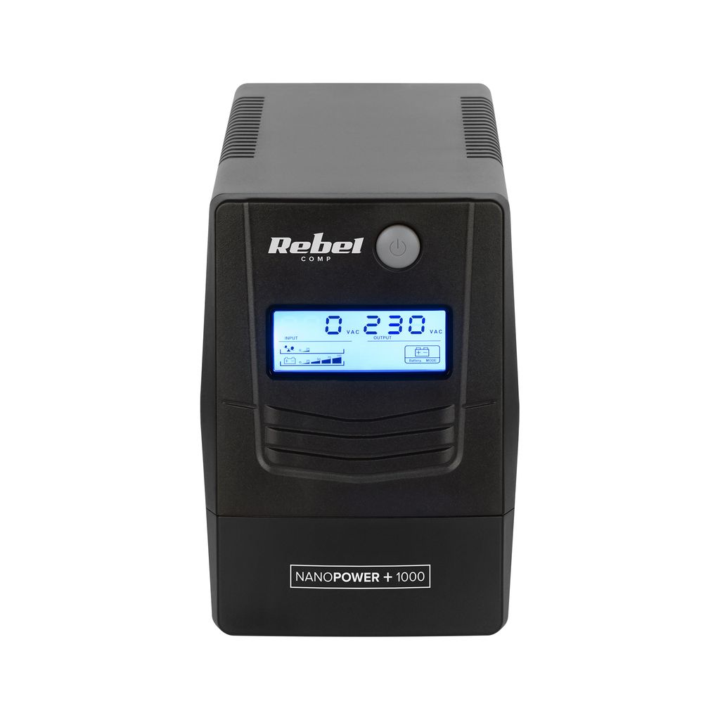 Rebel Nanopower Plus 1000 UPS| Off-line| Sinusoida|| - Produktbild 