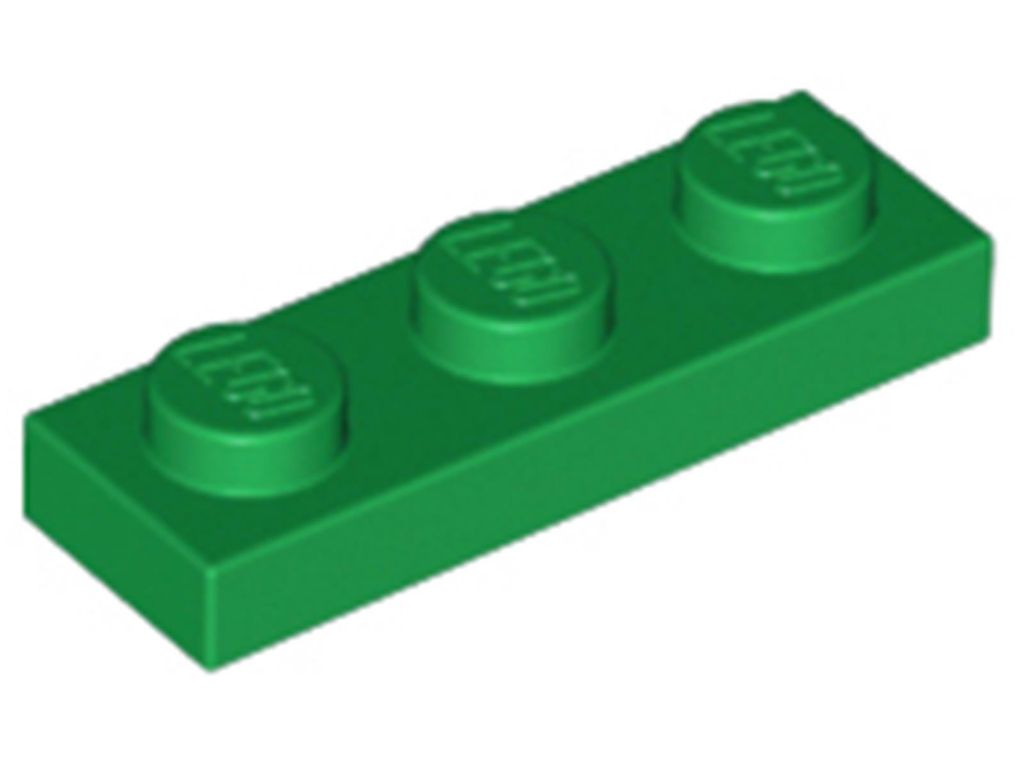 Lego 1x3 Platte 3623 - 1 Stück Grün