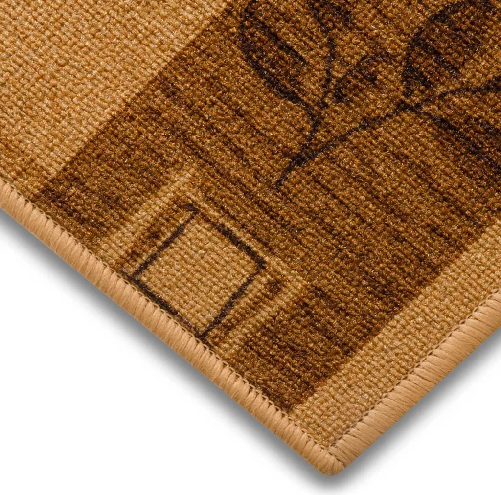 Tapis de passage long 67x350 cm beige Akzent idéal pour grands couloirs