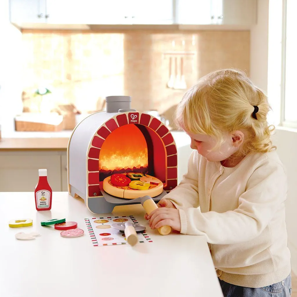 Cadeau enfant : Four à pizza Hape idéal pour stimuler l'imagination