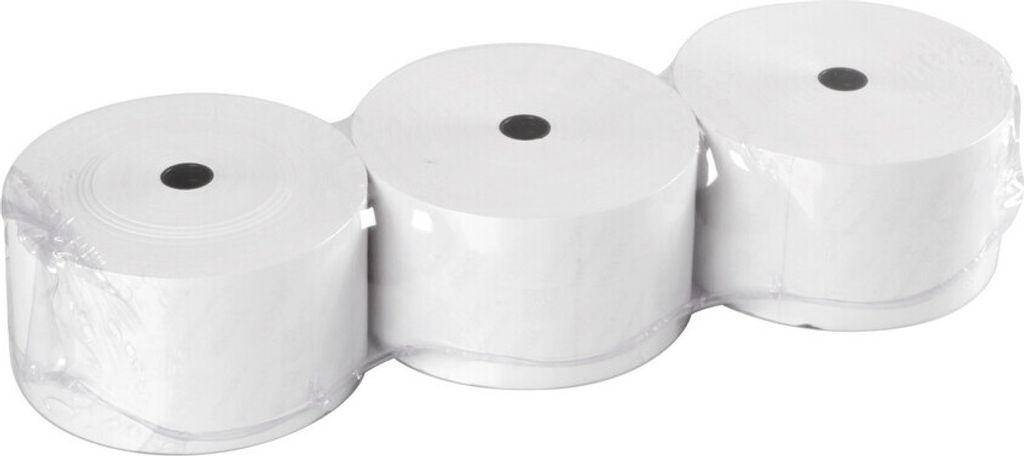 Rollen Thermopapier für Zapfsäulen, 3 St. - 75 g/m² - 57 mm x 91 m