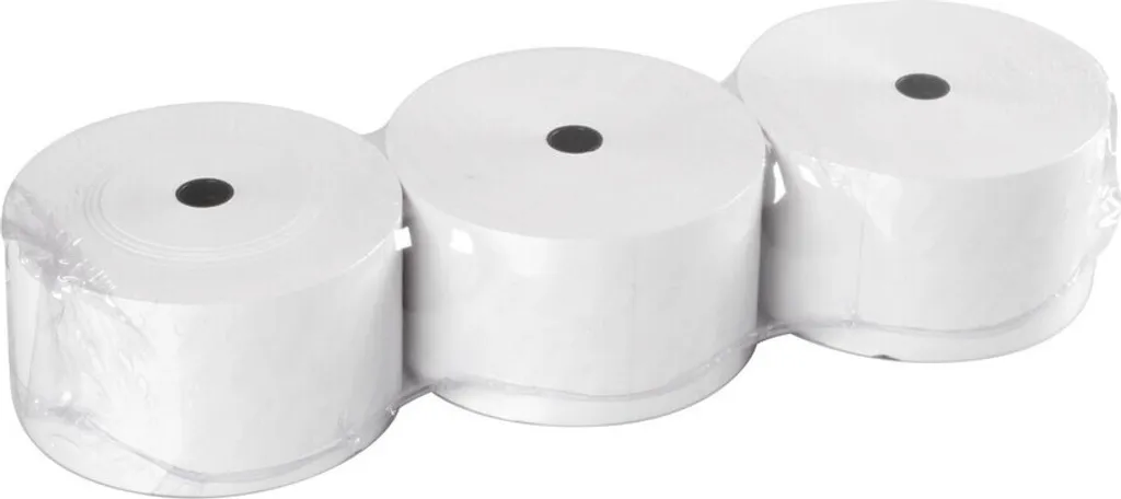 Rotoli Termici Professionali 57mm x 91m per Ricevute Carburante - 75g