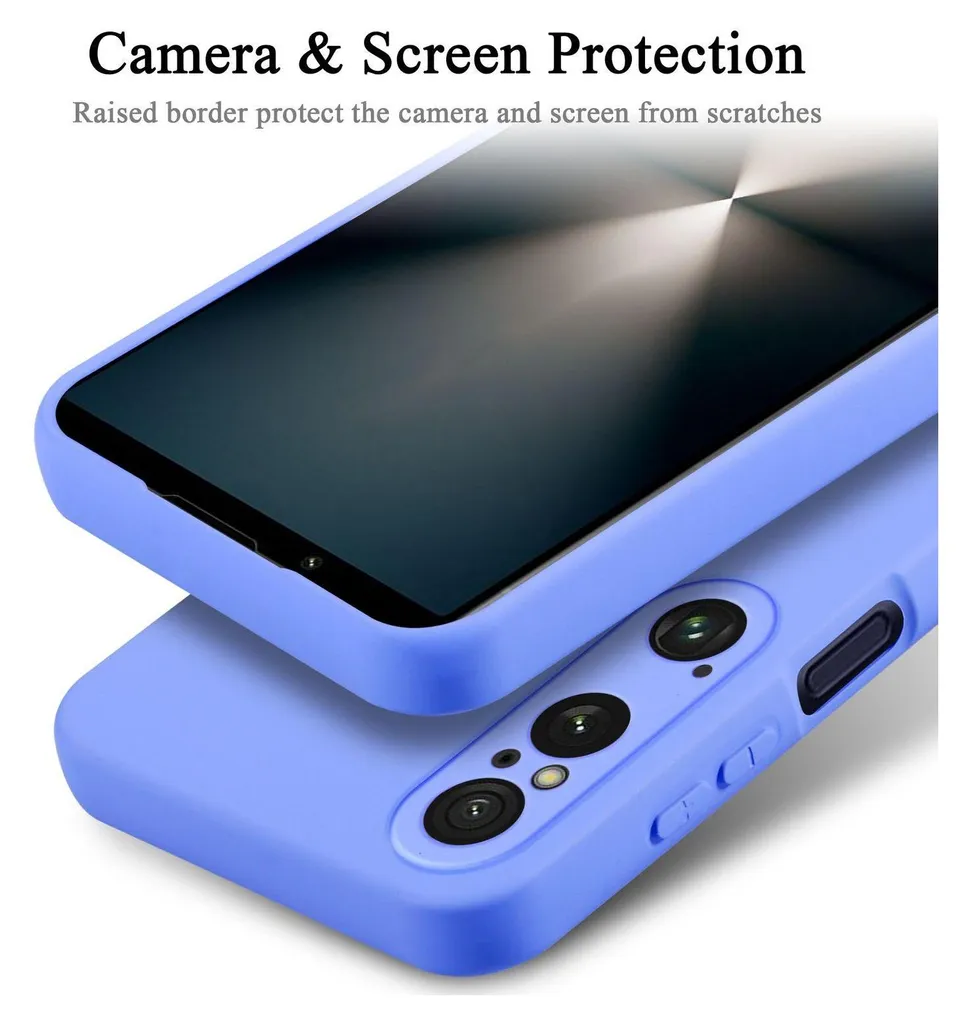 CADORABO Custodia liquid silicone style cover in TPU flessibile CUSTODIA per Galaxy M31s, Blu