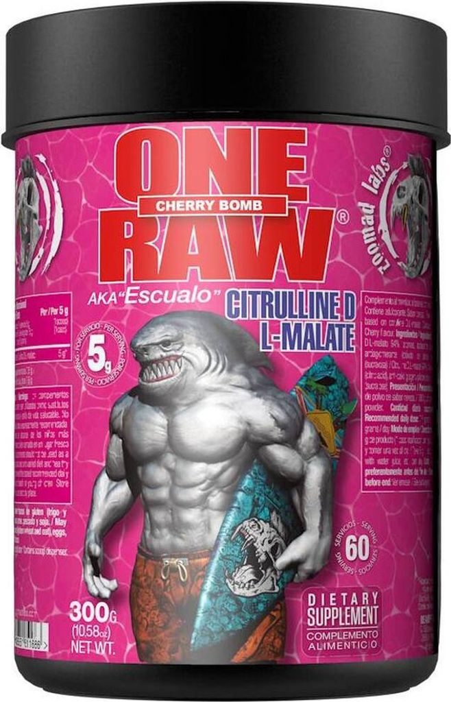 Zoomad Labs One Raw Citrulline DL-Malate – 300 g Cherry Bomb