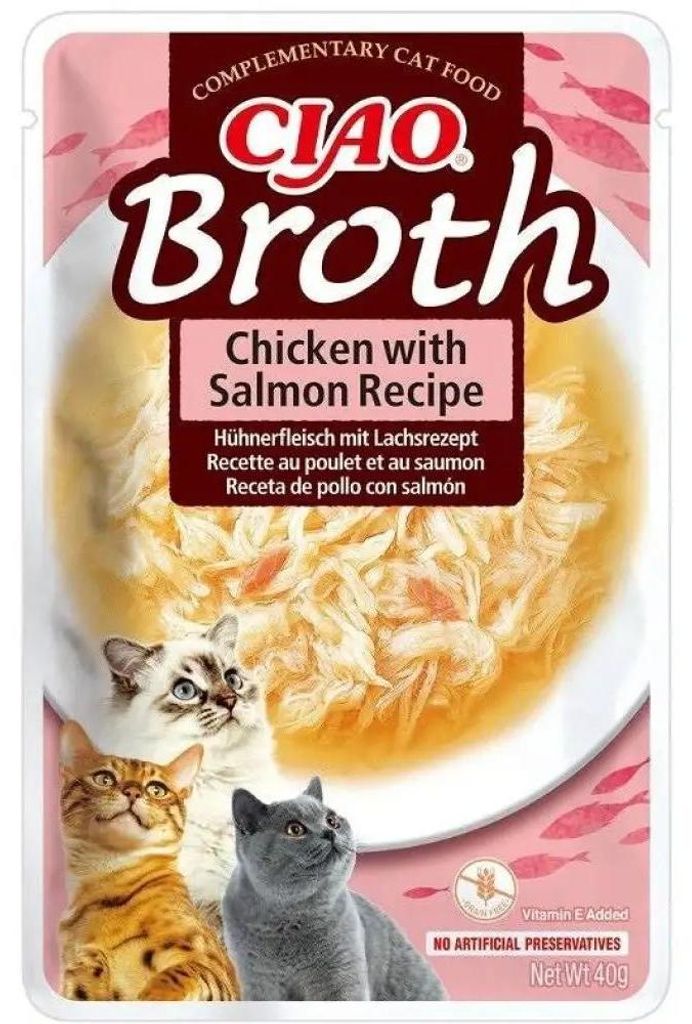 INABA CIAO Nassfutter für Katzen Delikatesse Hühnerbrühe Produktbild 