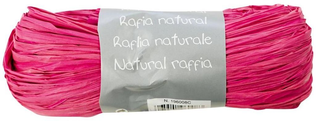 Clairefontaine Raffia-Naturbast, rosa Immagine del prodotto 