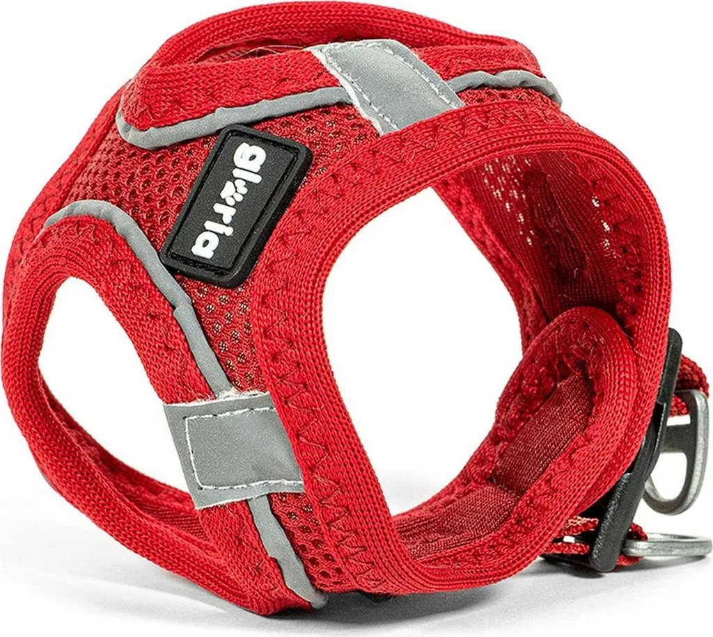 Imbracatura per cani Gloria Air Mesh Trek Star Regolabile Rosso (18-20 cm)