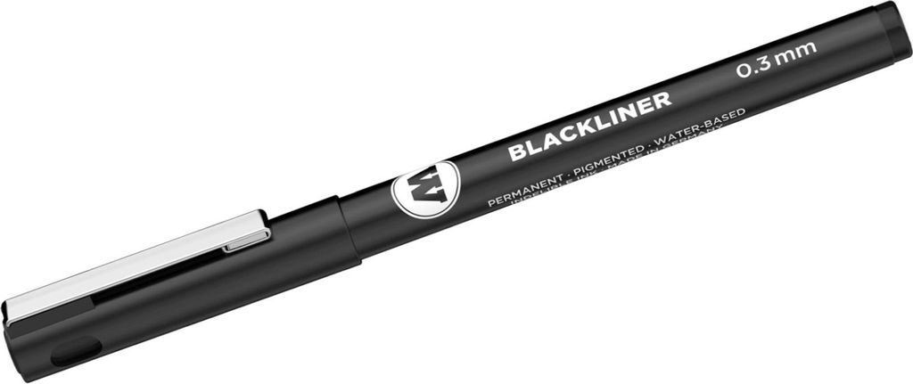 Blackliner 0,3mm schwarz Packung mit 6 Stück